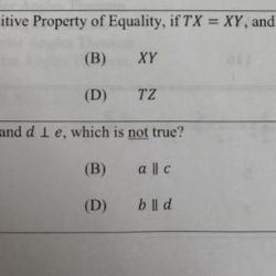 Transitive property equality